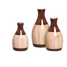 Trio De Vasos Para Decoração De Sala De Estar Quarto Rack