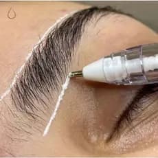 Kit Caneta em Gel Branca Designer de Sobrancelha Micropigmentação