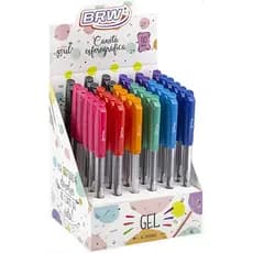 Caneta em Gel Colorida Esferográfica 1.0mm Brw