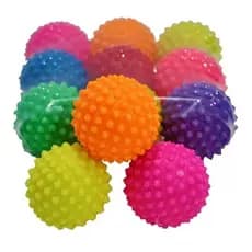 Pacote com 12 bolas cravo anti-stress, pets e fisioterapia - Lider