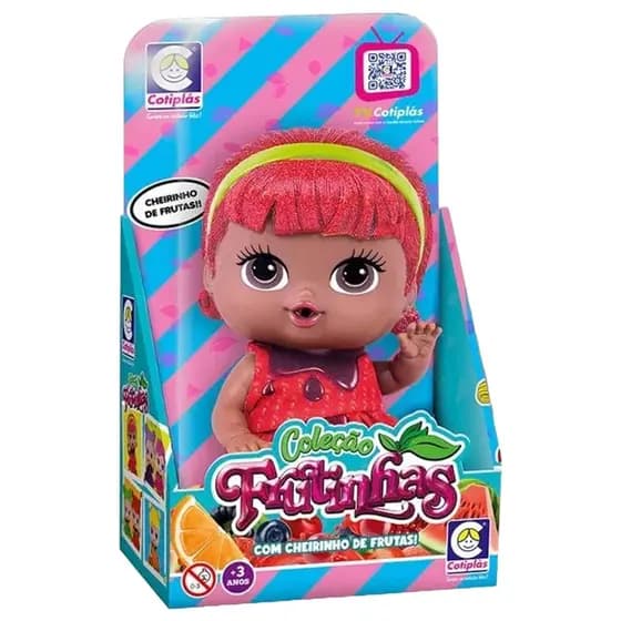 BONECA COLECAO FRUTINHAS MORANGO CHOCOLATE