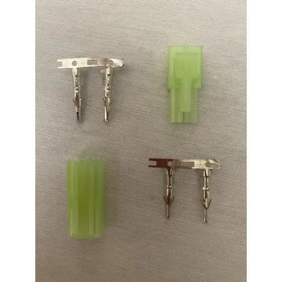 2 pares Conector e Plug Mini Tamiya 1 par Macho E Femea