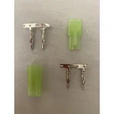 2 pares Conector e Plug Mini Tamiya 1 par Macho E Femea