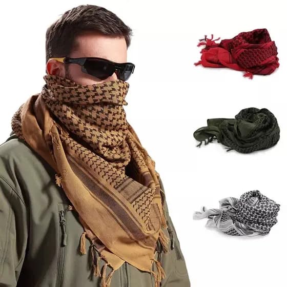 Lenço Shemagh tático camuflagem