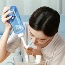 Garrafa para lavagem nasal 300ml com Bico.
