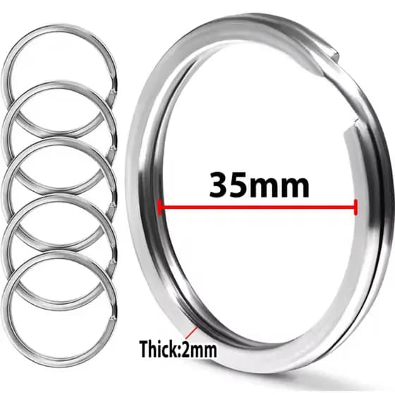 Kit com 03 argolas chaveiro super resistentes