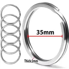 Kit com 03 argolas chaveiro super resistentes