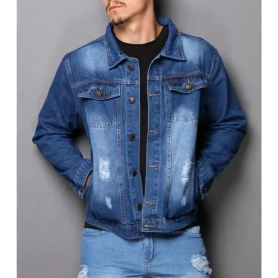Jaqueta Jeans Masculina