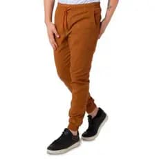 JOGGER MASCULINA SARJA -CARAMELO
