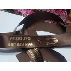 Fita de cetim personalizada produto artesanal (10 metros) Cortadas