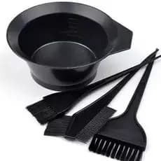 Kit Pintura Tintura De Cabelo 1 Pote E 2 Pinceis