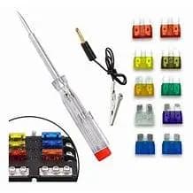 KIT FUSÍVEL COM CHAVE TESTE PARA AUTOMÓVEL.