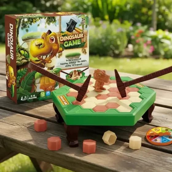 Jogo Dinosaur Game Dinossauros 2-4 Jogadores Original DDG