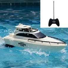 Barco Lancha Controle Remoto Super Rápido 25Cm Boat Bateria recarregavel
