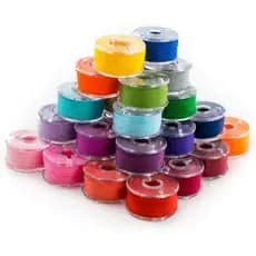 5/10/20 Pcs Bobina De Costura Multicolor Roscada Bobbin Reutilizável Plástico Com Rosca , Acessórios Para Máquina De Bordar E Roupas