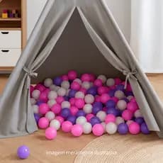 KIT BOLINHA C/100 ROSA/BCO/LILAS