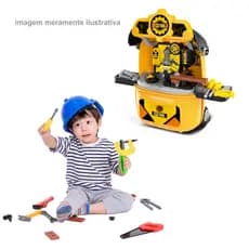 Brinquedo Faz De Conta Mochila Profissão e Acessórios DmToys Menina Menino