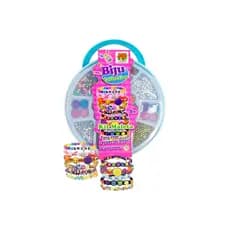BIJU COLLECTION KIT MALETA Para As Crianças Criarem Suas Pulseiras, Colares, Bijuterias