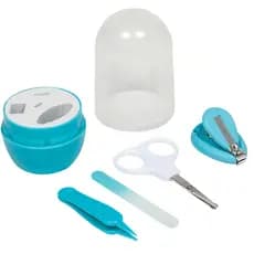 Kit Higiene Com Estojo Para Bebês - Presente Barato Para Recém-Nascido 4 Peças Cortador de Unha