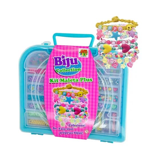 Para Crianças Criarem Suas Próprias Pulseiras, Colares Bijuterias Ideal para Presentear Possui Selo de Segurança Inmetro