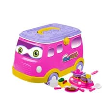 Food Truck Braskit Brinquedos Para Meninas Brincarem De Cozinhar - Brinquedo Faz De Conta