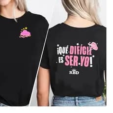 Camiseta RBD Blusa Confortavel Estampada Rebeldes Camisa T-shirt Básica Rebelde Chapéu Turnê Brasil