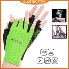 Globetrotter Luvas De Ciclismo Globetrotter Bike Bicicleta MTB De Estrada Anti-Derrapante Caminhada Ginásio Fitness Sports