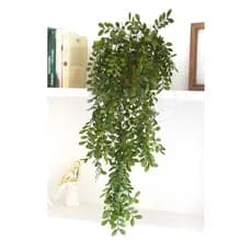 Arranjo de Folhagem Artificial Pendente Realista Toque Natural Para Prateleira