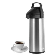 Garrafa Térmica Inox Chacal 1,9L para Café Chimarrão Tereré Quente e Frio Alta Conservação de Temperatura
