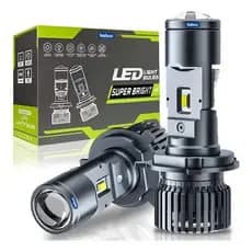Par Ultra Led Lâmpada Super Led H4/H7 Mini Projetor LED 300w 30000lm Carros Motos 12V - 24V 6500K