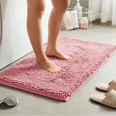 Tapete Banheiro Antiderrapante Absorvente de Secagem Rápida 60*40cm
