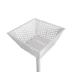 Lixeira para Calçada de Tela casa - Em aço e pintura eletrostática
