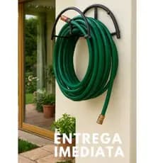 Suporte de Mangueira Reforçado Organizador 30m Parede Quintal Jardim Varanda Enrolado Envio Imediato
