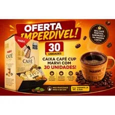 Xicara Café Cup Casquinha Crocante Marvi  30 Unid