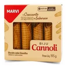 Casquinha Biju Cannoli Marvi 195g - Cx 30un