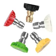 Kit 5 Bicos 1/4 Lavadora Alta Pressão Engate Rápido