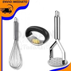 Kit 3 pçs Premium de Utensílios de Cozinha – Praticidade e Durabilidade para Suas Receitas