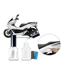 Tinta Tira Risco Cor Moto Pcx 14 2015 2016 2017 2018 Branco Perolizado