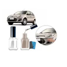 Tinta Tira Risco Automotivo Cor Carro Ford Fiesta Rocam 2012 2013 2014 Prata Riviera