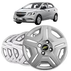 Jogo Calota Aro 14 Onix Prisma Corsa  2010 a 2016