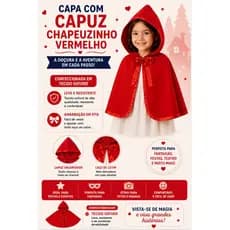 Capa Infantil Chapeuzinho Vermelho