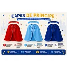capa Príncipe infantil- Não acompanha a sacola
