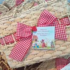 Sacola de palha Chapeuzinho Vermelho - unidade - sem capa inclusa