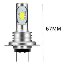 Kit De Farol Led H7 , 80W , 10000LM , Lâmpadas De Feixe Alto Ou Baixo , 6000K , Branco , IP 68 , À Prova D'água , Acessó