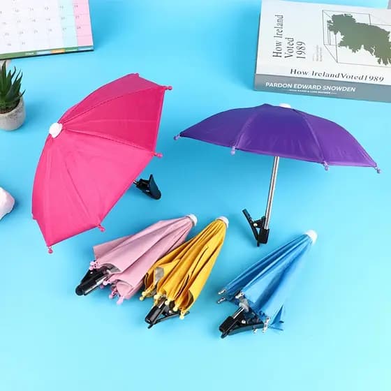 Suporte Do Telefone Móvel Da Motocicleta Guarda-Sol Chuva À Prova Dwaterproof Água Pequeno Capacete Protetor Solar