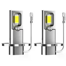 2 Pçs De Alta Potência H3 H1 LED Farol 1 : 1 Mini Tamanho 30000LM Lâmpadas Do Carro Super Brilhante Plug and Play H3