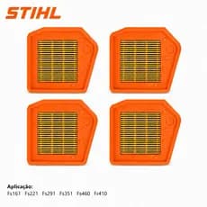 Filtro de Ar Roçadeira Stihl FS161 221 291 351 460 FR410