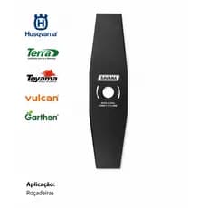 Faca Roçadeira 2 Pontas P/ Toyama Vulcan Garthen Husqvarna