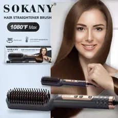 Escova Alisadora Anion Hair pro 3 Em 1 Modeladora Alisadora