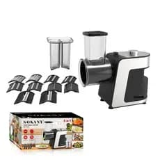 Cortador e Ralador Elétrico -1000w Automático 5 Em 1 BPA-Free Ralador De Queijo Frutas Legumes Cortador